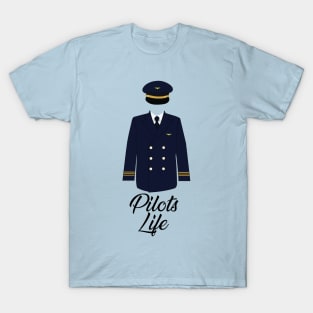 Pilot Life Uniform Design T-Shirt